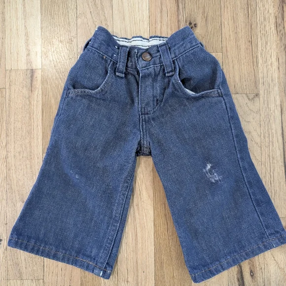Vtg Baby Toddler Clothing Lot 70s Overalls Jeans Maverick Healthtex Buster Brown